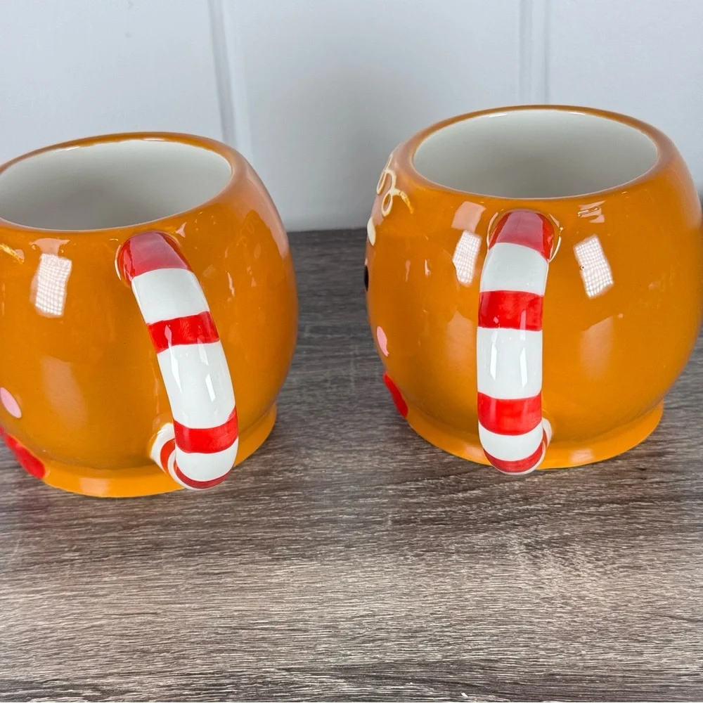NEW Target Bullseye Playground Gingerbread Boy Christmas Mugs